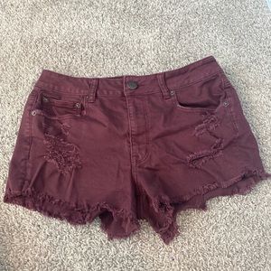 High rise shorts